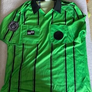 Official Sorts Green Soccer Referee Jersey